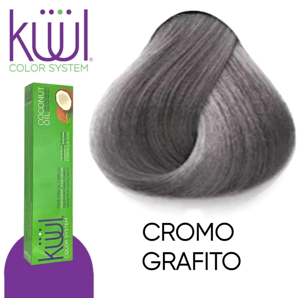 Kuul Cromo Grafito Women's Hair Color — Graphite Gray Shade